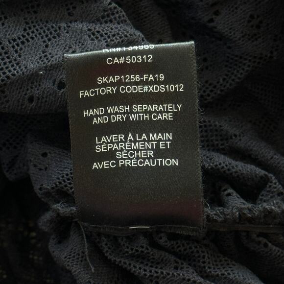 For Love & Lemons Harlow Lace Slip Mini Dress Black Size XS - Picture 12 of 12